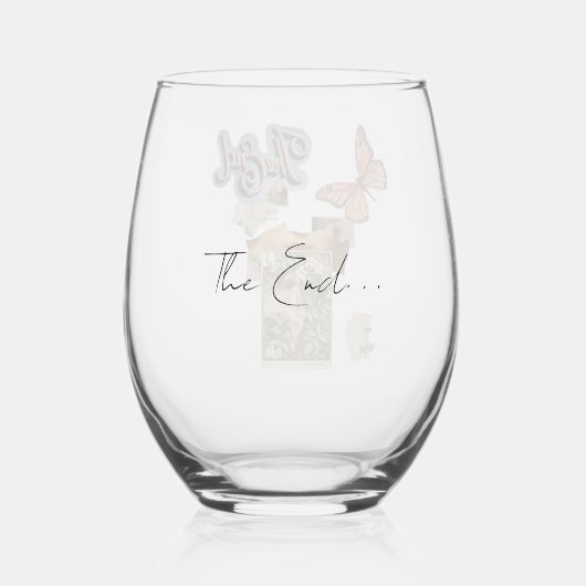 Glas ステムなしワイングラス (裏面)