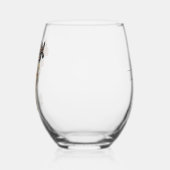 Glas ステムなしワイングラス (左)