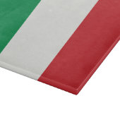 Glas Schneidebrett Italien Fahne カッティングボード (角)