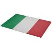 Glas Schneidebrett Italien Fahne カッティングボード (角)