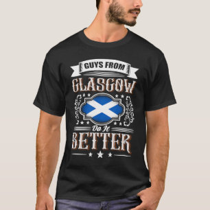 GLASGOWの人々はスコットランドの旗により良くそれをする Tシャツ