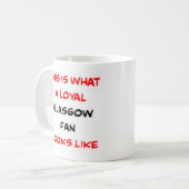 glasgow fan, loyal コーヒーマグカップ (正面左)