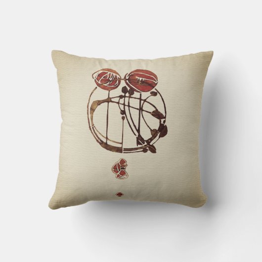 Glasgow Rose クッション (裏面)