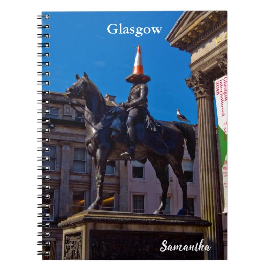 Glasgow Spiral notebook ノートブック (正面)