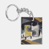 GlassおよびNewspaper 1917年(合板の油) キーホルダー (正面左)