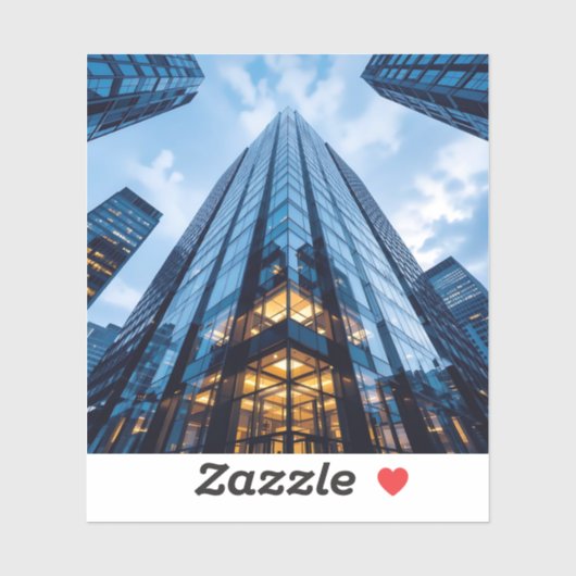 Glass Ascension - Square Vinyl シール (シート)