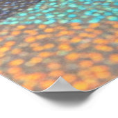 Glass Chess Set Reflective Chessboard Aesthetic ポスター (角)