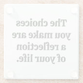 Glass Coasterを選択する ガラスコースター (裏面)