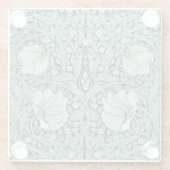 GLASS COASTER :ウィリアム・モリス：イヌ ガラスコースター (裏面)