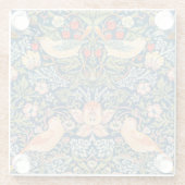 GLASS COASTER :ウィリアム・モリス・ストロベリー泥棒 ガラスコースター (裏面)