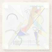 Glass COASTER - Abstract by Wassily Kandinsky ガラスコースター (裏面)