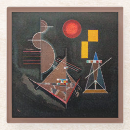 Glass COASTER - Abstract - Wassily Kandinsky ガラスコースター