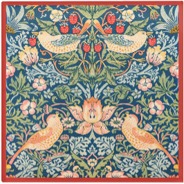 Glass COASTER - Wm. Morris Strawberry Thief Design ガラスコースター