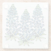 Glass Coasters - Texas Blue Bonnet Lupine ガラスコースター (裏面)