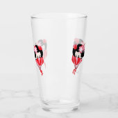 Glass Cup ：芸者ガールズ タンブラーグラス (左)