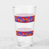 Glass Cup : Abstract Design タンブラーグラス (裏面)