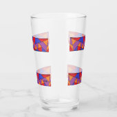 Glass Cup : Abstract Design タンブラーグラス (右)