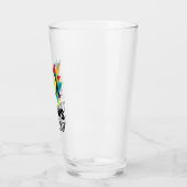 Glass Cup Abstract - Tennis Inside Out タンブラーグラス (左)