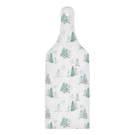 Glass Cutting Board - Christmas Pattern カッティングボード (正面)