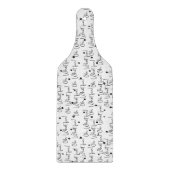 Glass Cutting Board - Christmas Pattern カッティングボード (正面)