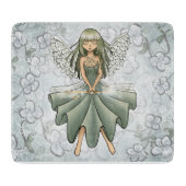 Glass Cutting Board- Fairy Summoning Spring Design カッティングボード (正面)