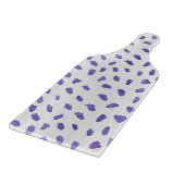 Glass Cutting Board - Purple Pattern カッティングボード (角)