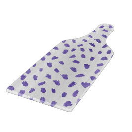 Glass Cutting Board - Purple Pattern カッティングボード
