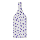 Glass Cutting Board - Purple Pattern カッティングボード (正面)