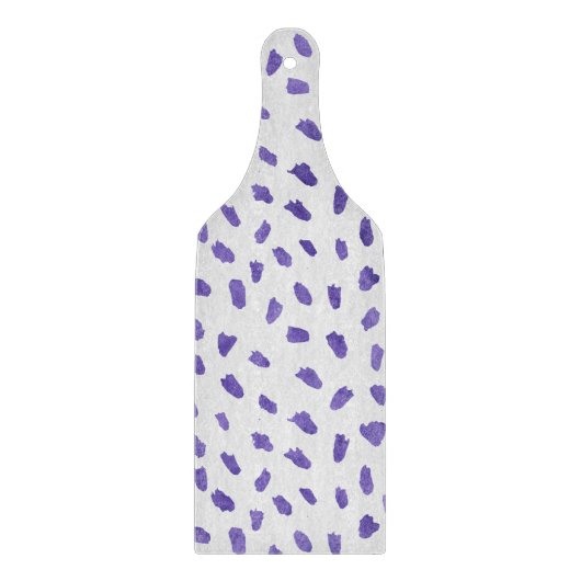 Glass Cutting Board - Purple Pattern カッティングボード (正面)