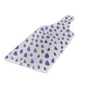 Glass Cutting Board - Purple Pattern カッティングボード (角)