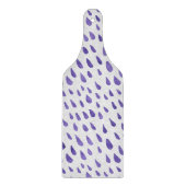 Glass Cutting Board - Purple Pattern カッティングボード (正面)