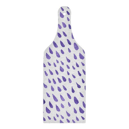 Glass Cutting Board - Purple Pattern カッティングボード (正面)