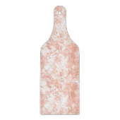 Glass Cutting Board - Rose Gold Marble Pattern カッティングボード (正面)