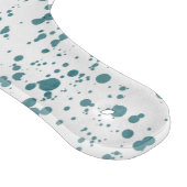Glass Cutting Board - Teal Splashes & Splatters カッティングボード (角)