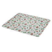Glass Cutting Board - Winter Pattern カッティングボード (角)