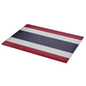 Glass cutting board with Flag of Thailand カッティングボード (角)
