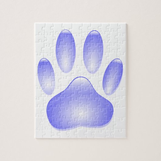 Glass Dog Paw Print ジグソーパズル (縦)