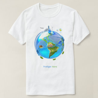 Glass Earth Frutiger Aero Tシャツ