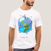 Glass Earth Frutiger Aero Tシャツ (正面)