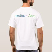 Glass Earth Frutiger Aero Tシャツ (裏面)