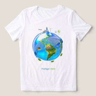 Glass Earth Frutiger Aero ( V2 ) トライブレンドTシャツ
