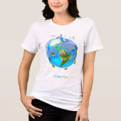 Glass Earth Frutiger Aero ( V2 ) トライブレンドＴシャツ (正面)