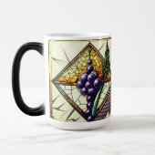 Glass Grapes and Wheat Coffee Mug モーフィングマグカップ (左)