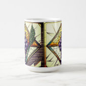 Glass Grapes and Wheat Coffee Mug モーフィングマグカップ (中央)