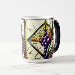 Glass Grapes and Wheat Coffee Mug モーフィングマグカップ