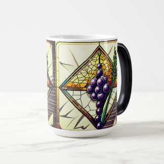 Glass Grapes and Wheat Coffee Mug モーフィングマグカップ