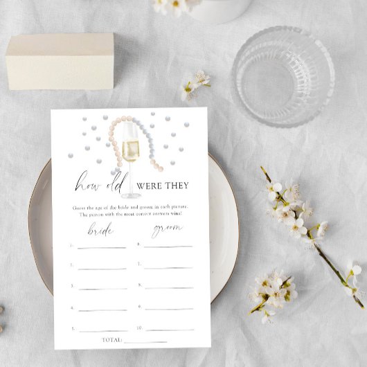 Glass of Prosecco – 彼らは何歳だったブライダルゲーム