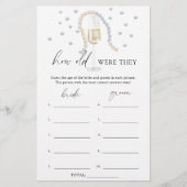 Glass of Prosecco – 彼らは何歳だったブライダルゲーム (正面)