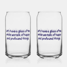 Glass of Tea Glass ガラス缶