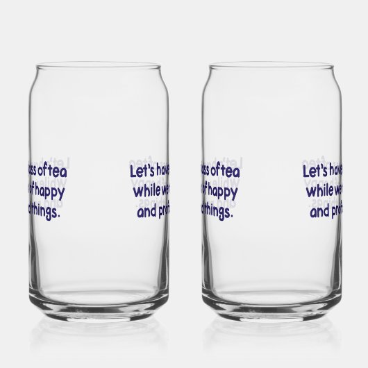 Glass of Tea Glass ガラス缶 (左)